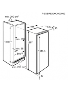 Frigo encastrable AEG SKE814D9ZC