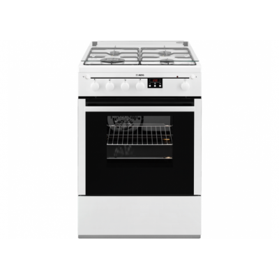 Cuisinière mixte AEG CGB62200CW