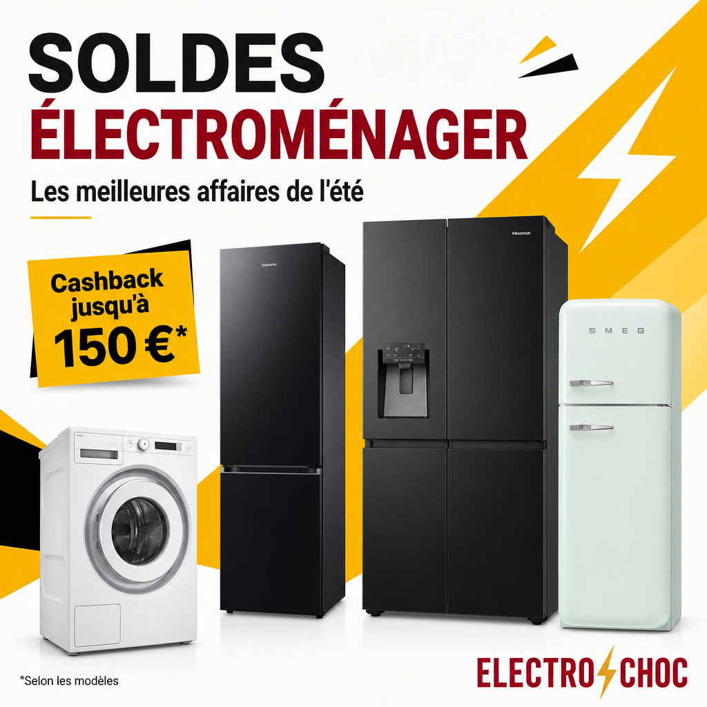 Soldes Électroménager 2026 : Les Meilleures Affaires Frigos, Lave-linge, Sèche-linge & Cuisson Image