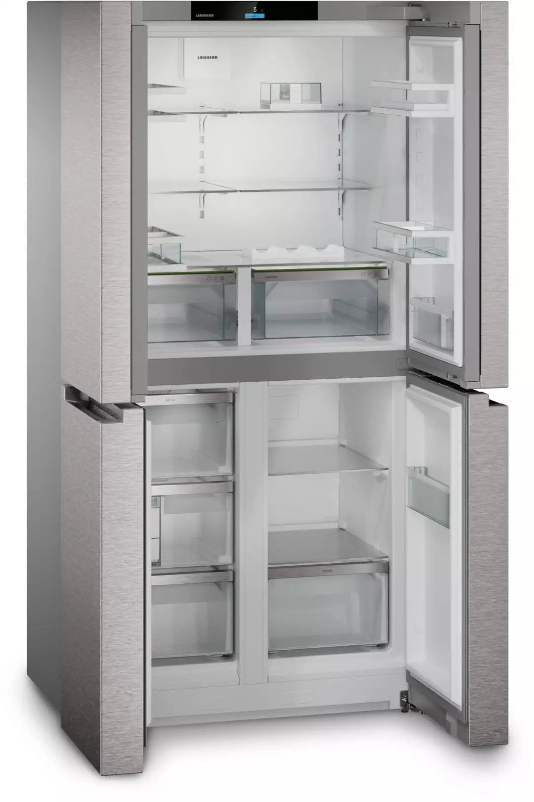 Réfrigérateur américain multi-portes Liebherr Msdd 9012 Pure NoFrost — 576 L, French Door 4 portes, EasyTwist-Ice et VarioTempZone