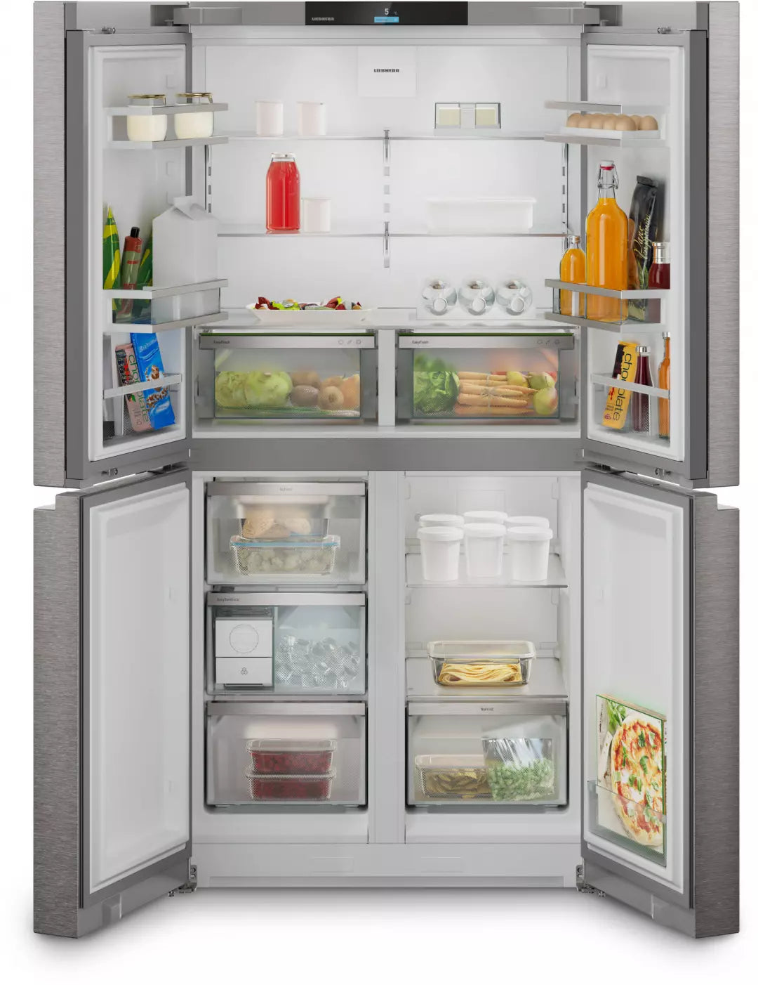 Réfrigérateur américain multi-portes Liebherr Msdd 9012 Pure NoFrost — 576 L, French Door 4 portes, EasyTwist-Ice et VarioTempZone