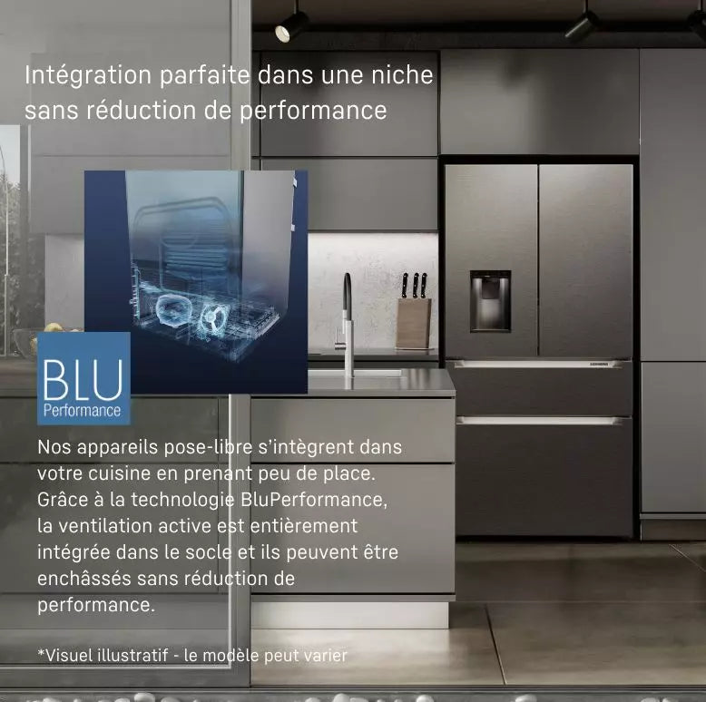 Réfrigérateur américain multi-portes Liebherr Msdd 9012 Pure NoFrost — 576 L, French Door 4 portes, EasyTwist-Ice et VarioTempZone