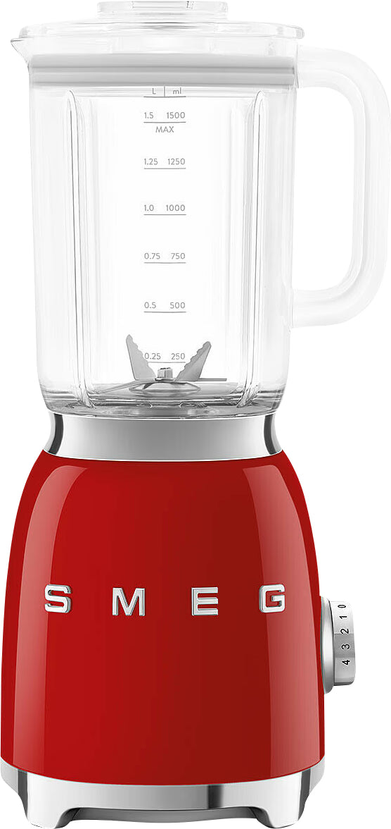 Blender SMEG BLF03 — Style Années 50 — 800 W — Bol 1,5 L Tritan™ Renew — 4 vitesses + programmes