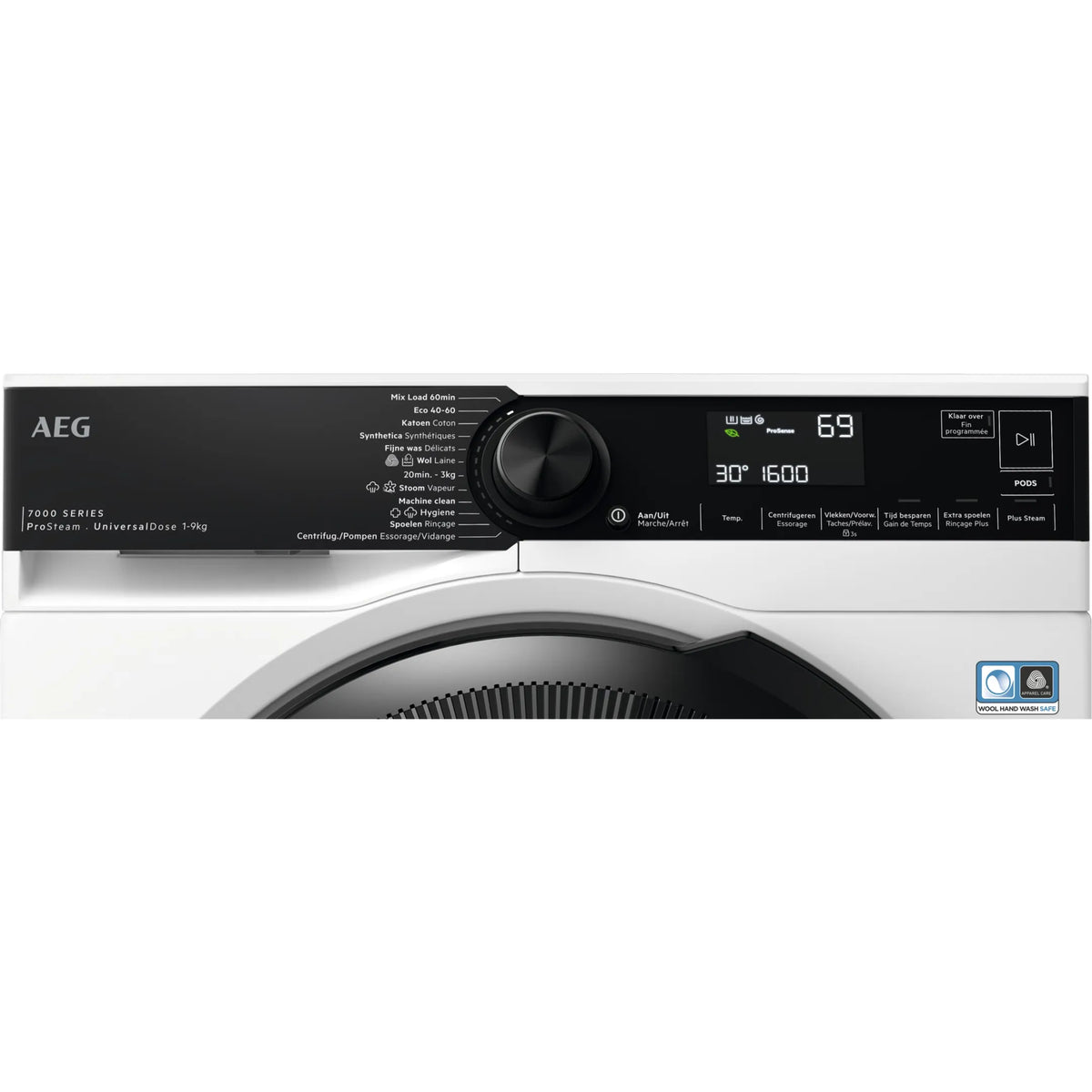 AEG LR76U964 Wasmachine - 9kg - 1600 tpm - Stoom