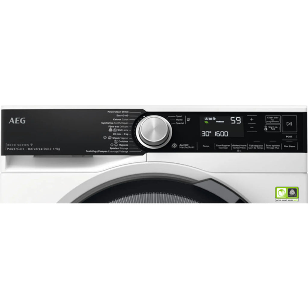 Wasmachine AEG LR87UC966 - 9kg - 1600 tpm - Stoom - Connected