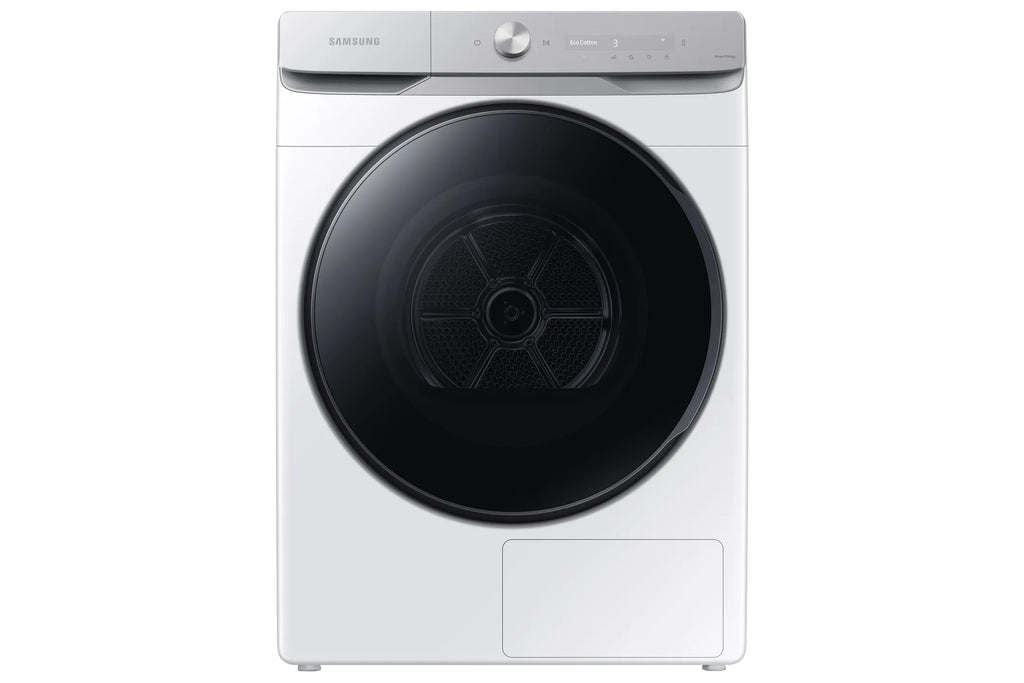 Sèche-linge pompe à chaleur Samsung DV16DG8600BWU3 — 16 kg, Hybrid Heat Pump, AI Dry, AI Control, SmartThings Wi‑Fi, Hygiene Care+, Pet Care, classe C | Electro‑Choc