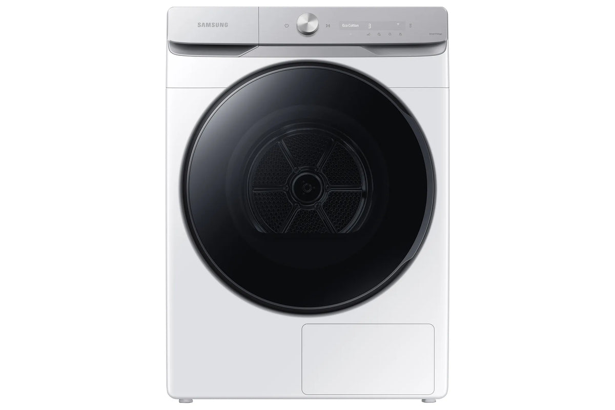 Sèche-linge pompe à chaleur Samsung DV16DG8600BWU3 — 16 kg, Hybrid Heat Pump, AI Dry, AI Control, SmartThings Wi‑Fi, Hygiene Care+, Pet Care, classe C | Electro‑Choc