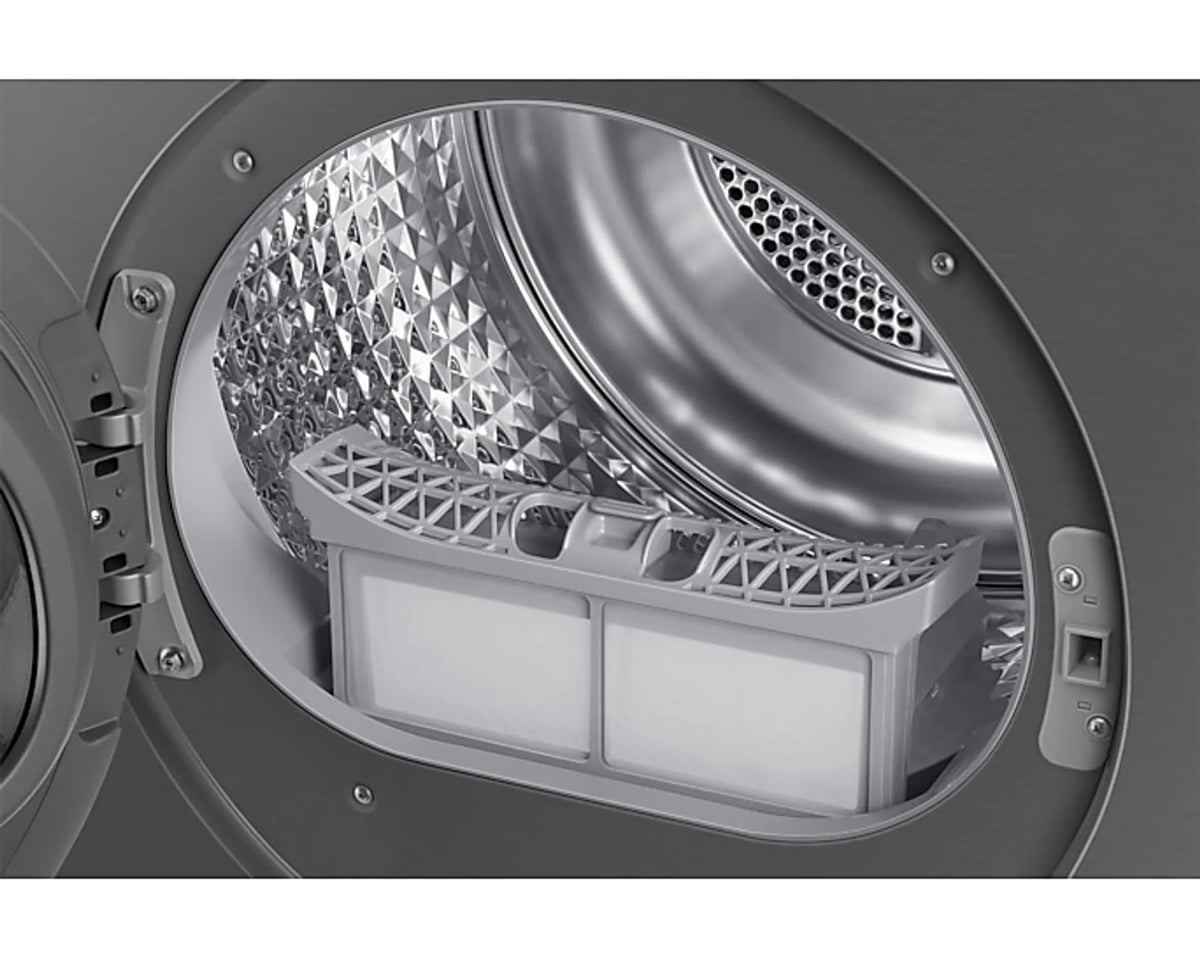 Wasdroger SAMSUNG Bespoke AI Home Serie 9000 (DV90F09F4SU3) — Warmtepomp, 9 kg, Klasse A, AI Dry+, QuickDrive™, 60 dB, SmartThings