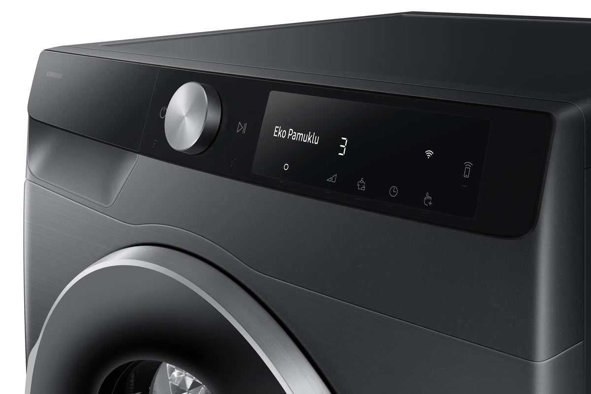 Sèche-linge pompe à chaleur SAMSUNG DV90DG6845LBU3 (Série 6000 AI Dry+) 9 kg — classe A, AI Dry+, AI Control, SmartThings / AI Energy Mode (-20%), Super Speed 81 min, Quick Dry 35’, Hygiene Care, 64 dB | Electro‑Choc