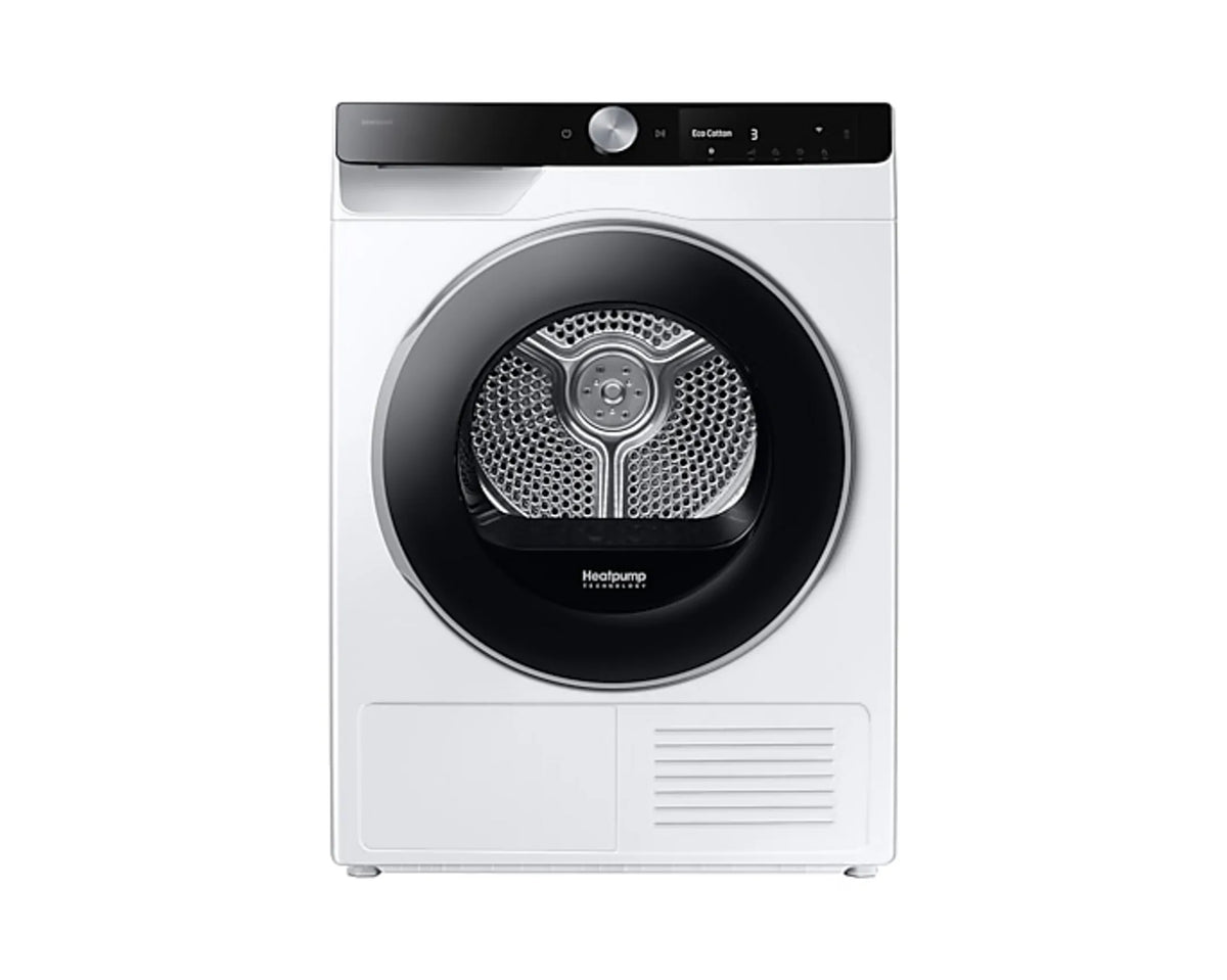 Wasdroger SAMSUNG AI Dry+ Serie 6000 (DV90DG6845LKU3) — warmtepomp, 9 kg, Energieklasse A, AI Control, Wi‑Fi / SmartThings, 79 kWh/100 cycli, 64 dB