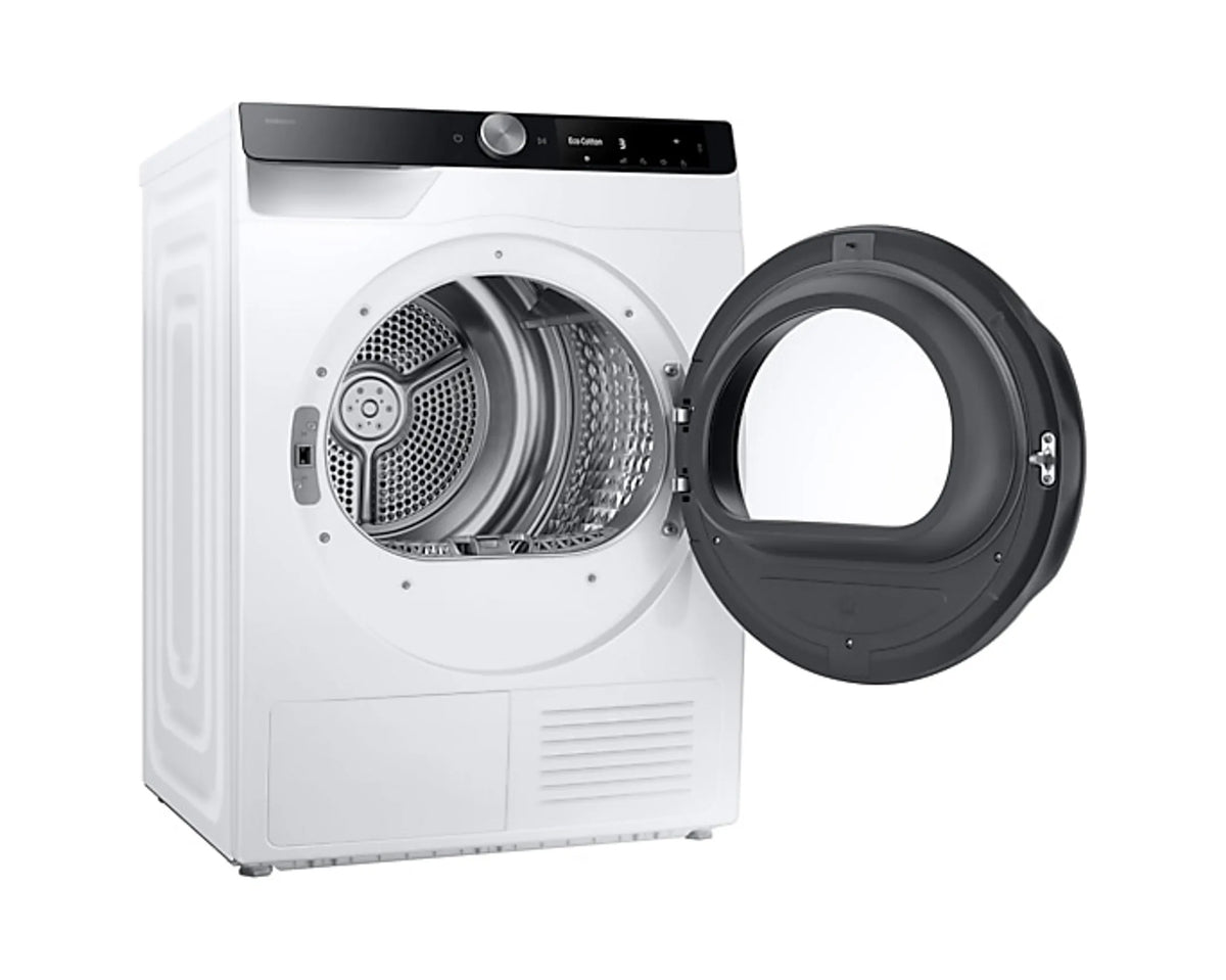 Wasdroger SAMSUNG AI Dry+ Serie 6000 (DV90DG6845LKU3) — warmtepomp, 9 kg, Energieklasse A, AI Control, Wi‑Fi / SmartThings, 79 kWh/100 cycli, 64 dB