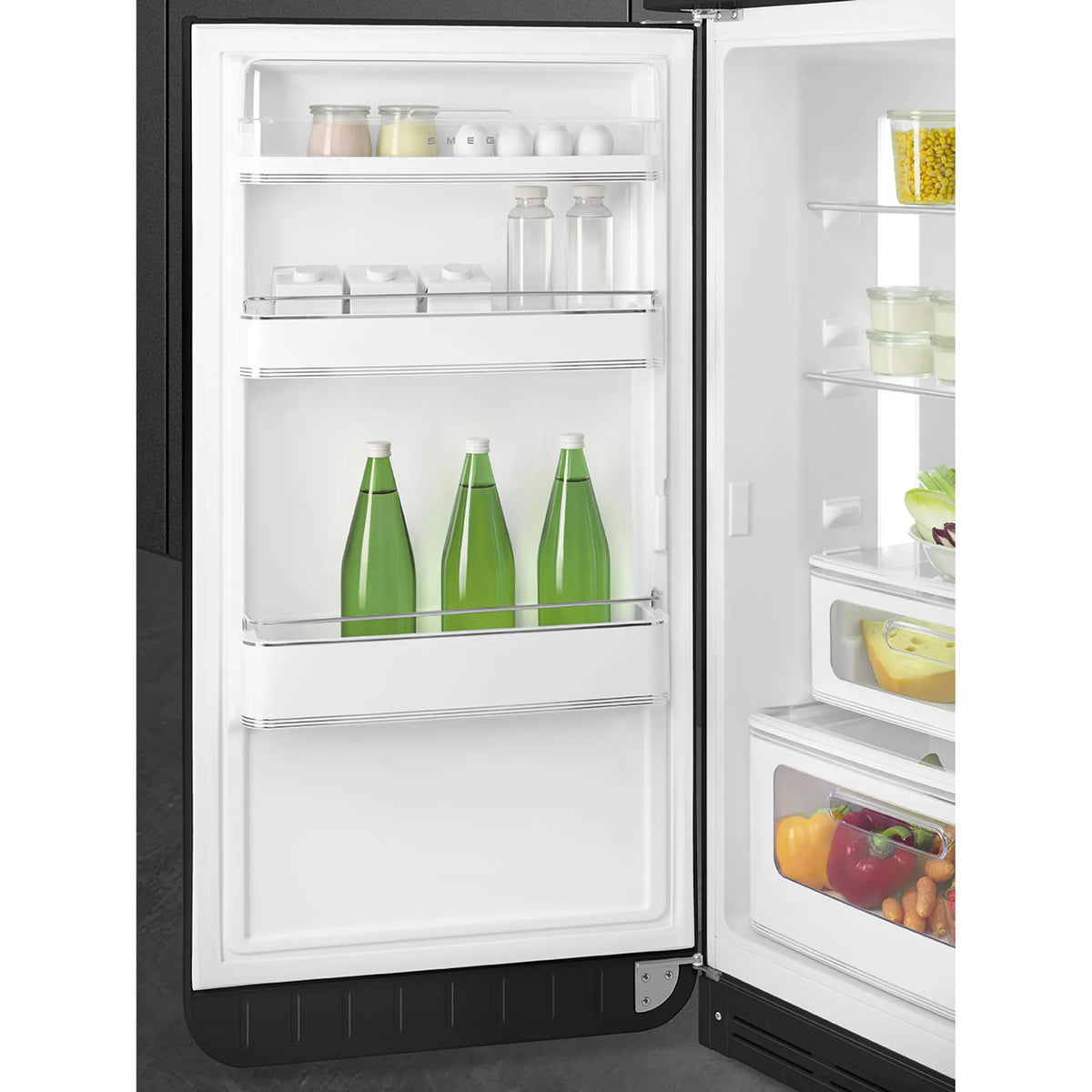 Réfrigérateur vintage 2 portes SMEG FAB30LBL6 noir — 294 L, classe C, Inverter | Electro‑Choc