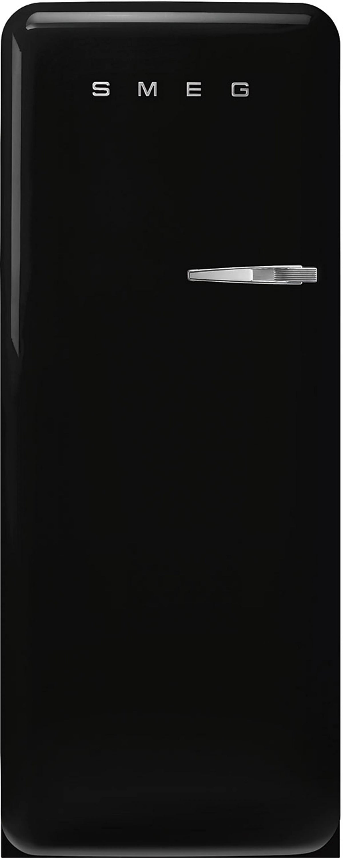 Réfrigérateur vintage SMEG FAB28LBL6 noir — Style Années 50, 270 L, classe C | Electro‑Choc