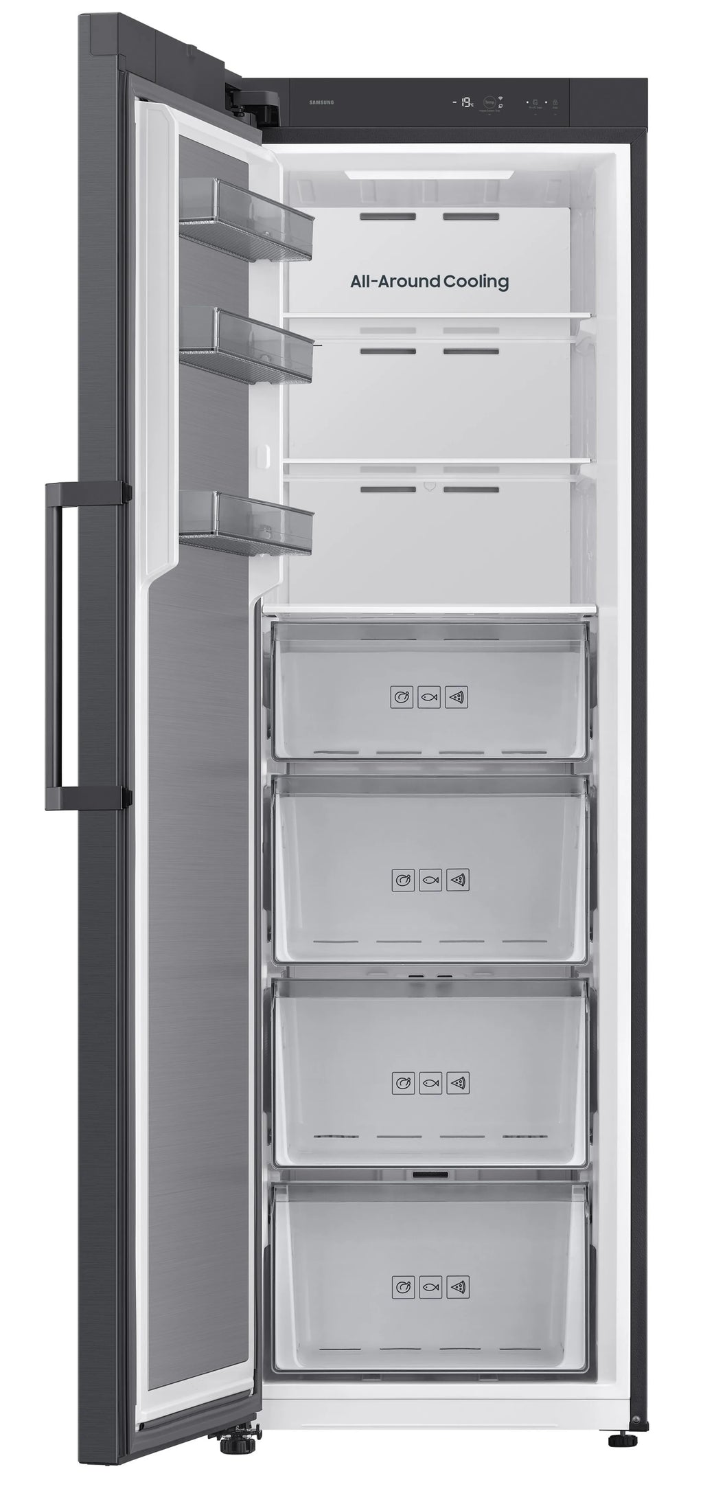 Congélateur 1 porte Samsung RZ70H32KEFEF Smart Conversion 323 L — No Frost, Wi-Fi, 36 dB, classe E, Gentle Black