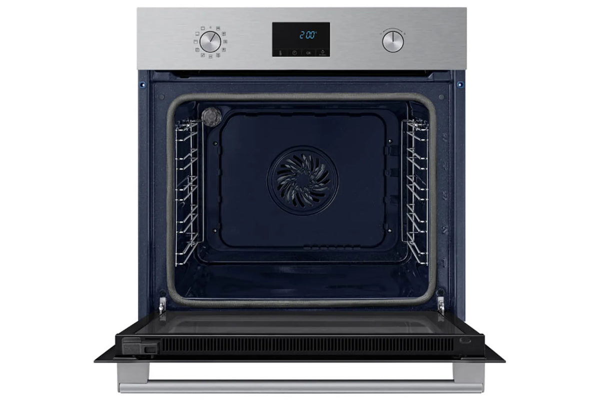 Four encastrable SAMSUNG NV68A1170BS/EF — 68 L — Pyrolyse — Chaleur tournante True Convection — Classe A — Porte triple vitrage — Inox 60 cm