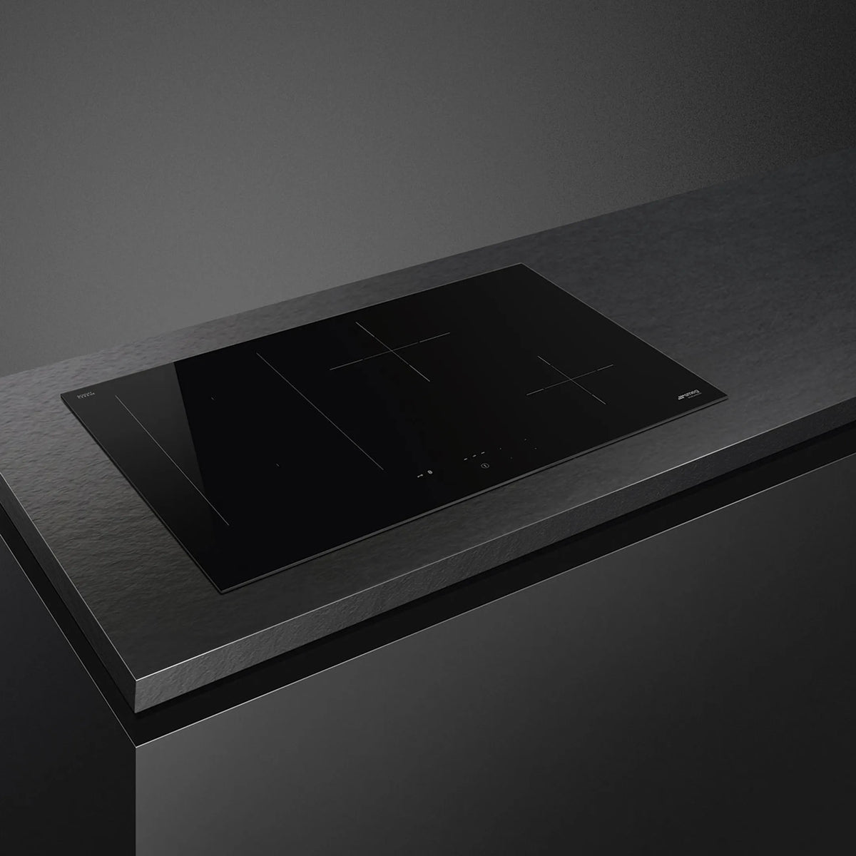 Table induction SMEG SIM3844D — 80 cm, Multizone, Evo Slider, Connexion hotte | Electro‑Choc