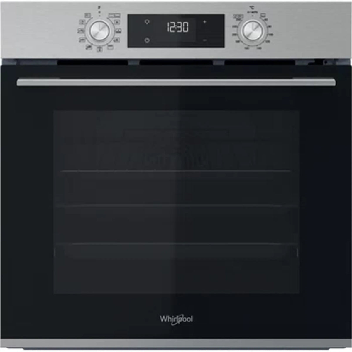 Inbouw oven WHIRLPOOL OMK58RU1X — 71 L, Pyrolyse + Hydrolyse, Hetelucht, Klasse A+, Inox | Electro‑Choc