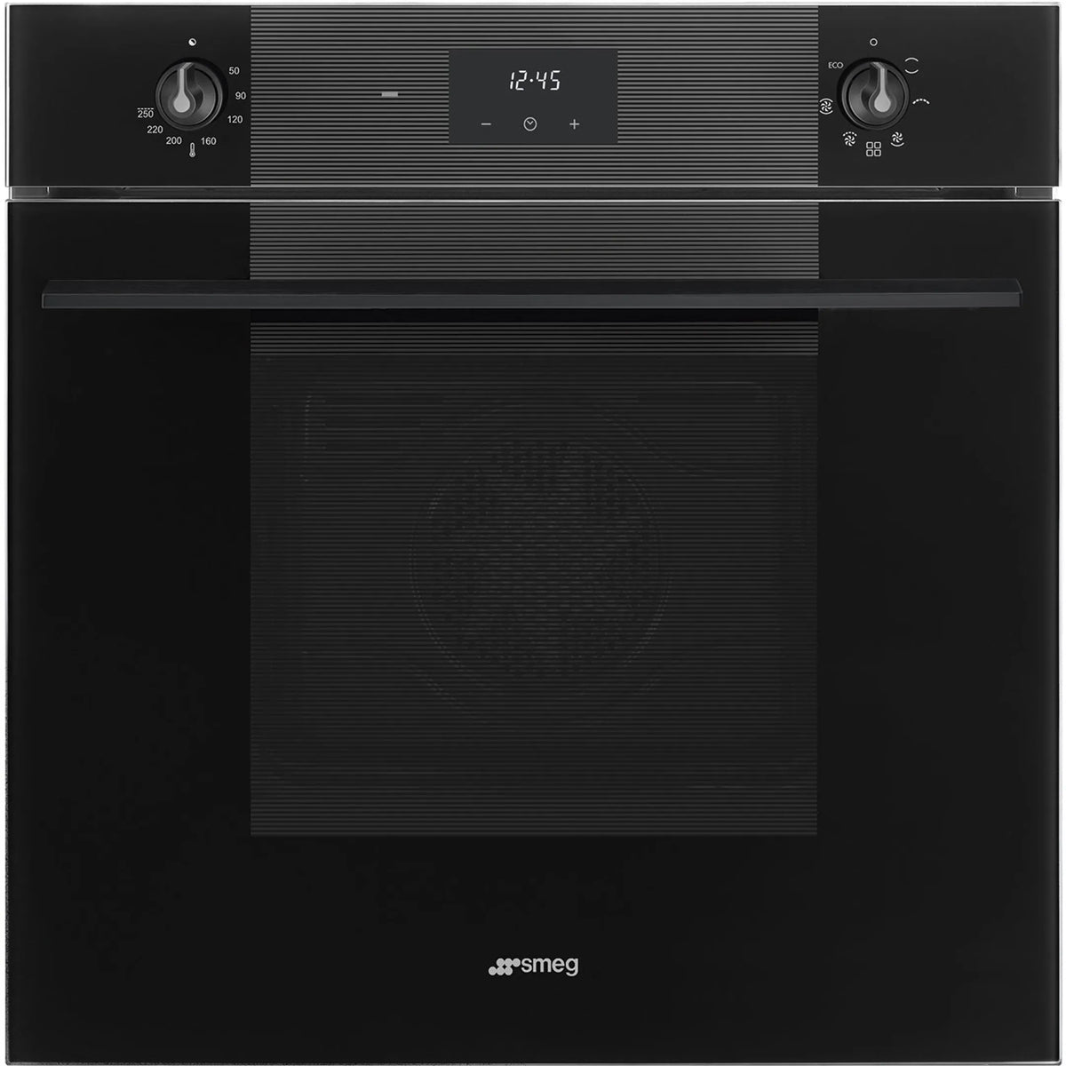 Four encastrable SMEG SF6100VB3 — 70 L, chaleur brassée, classe A, noir | Electro‑Choc