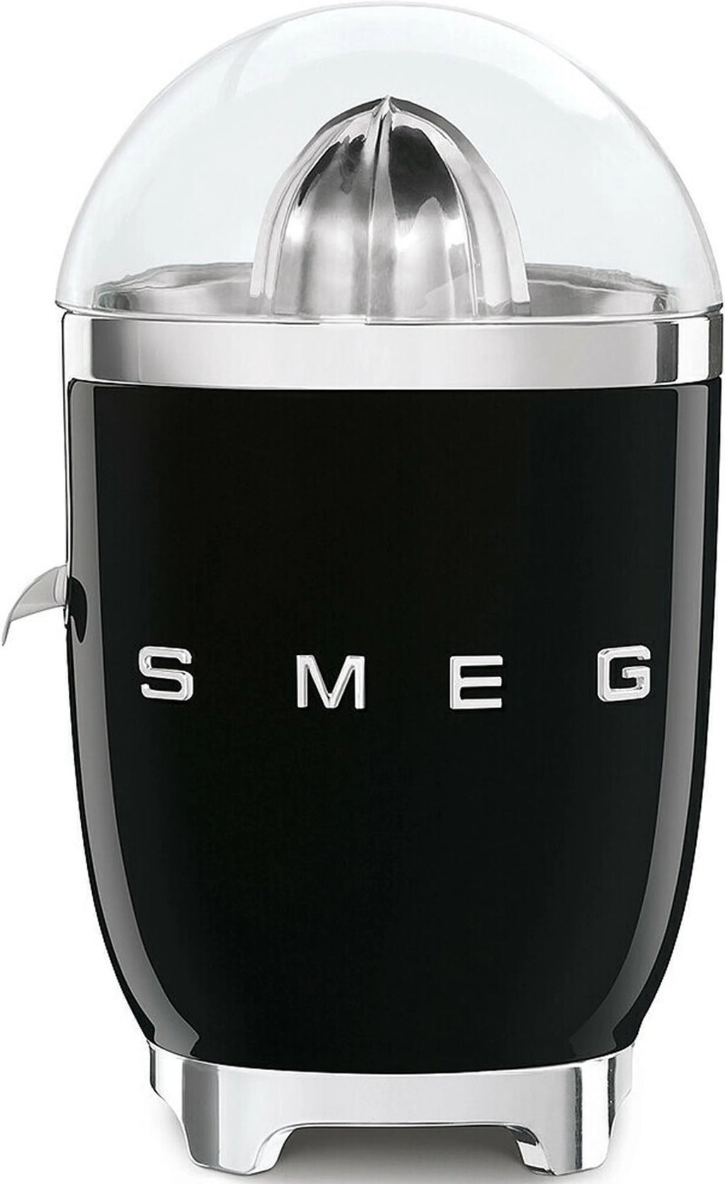 Presse‑agrumes SMEG CJF11 — Style Années 50 — 70 W — Bec anti‑goutte — Filtre inox