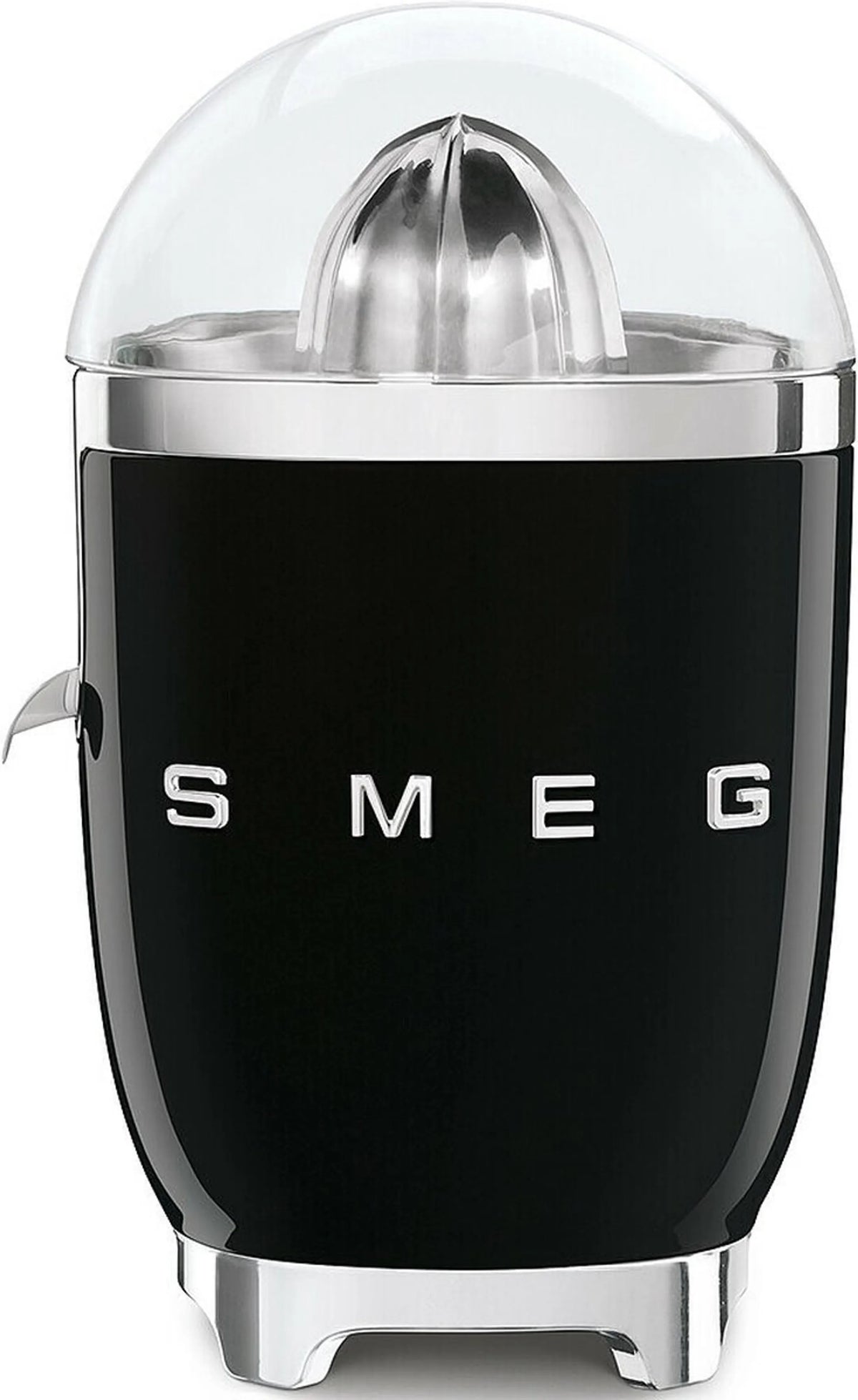Presse‑agrumes SMEG CJF11 — Style Années 50 — 70 W — Bec anti‑goutte — Filtre inox