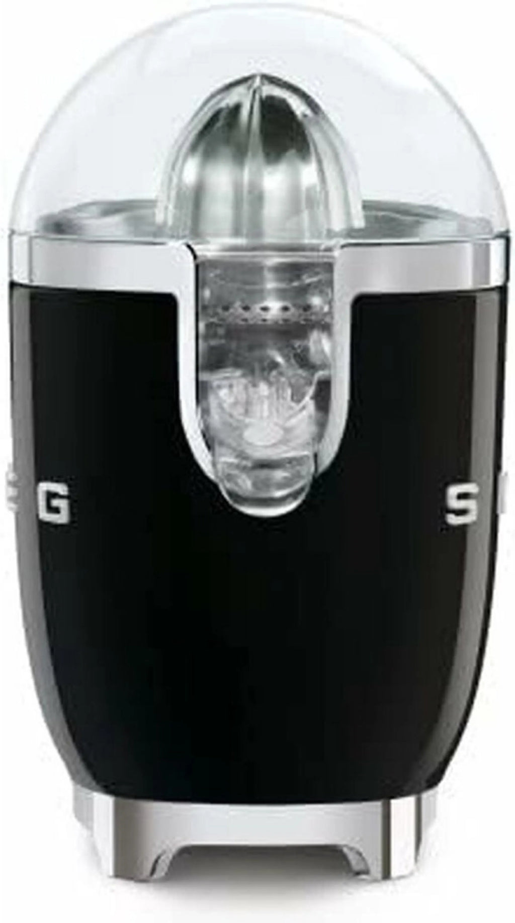 Presse‑agrumes SMEG CJF11 — Style Années 50 — 70 W — Bec anti‑goutte — Filtre inox