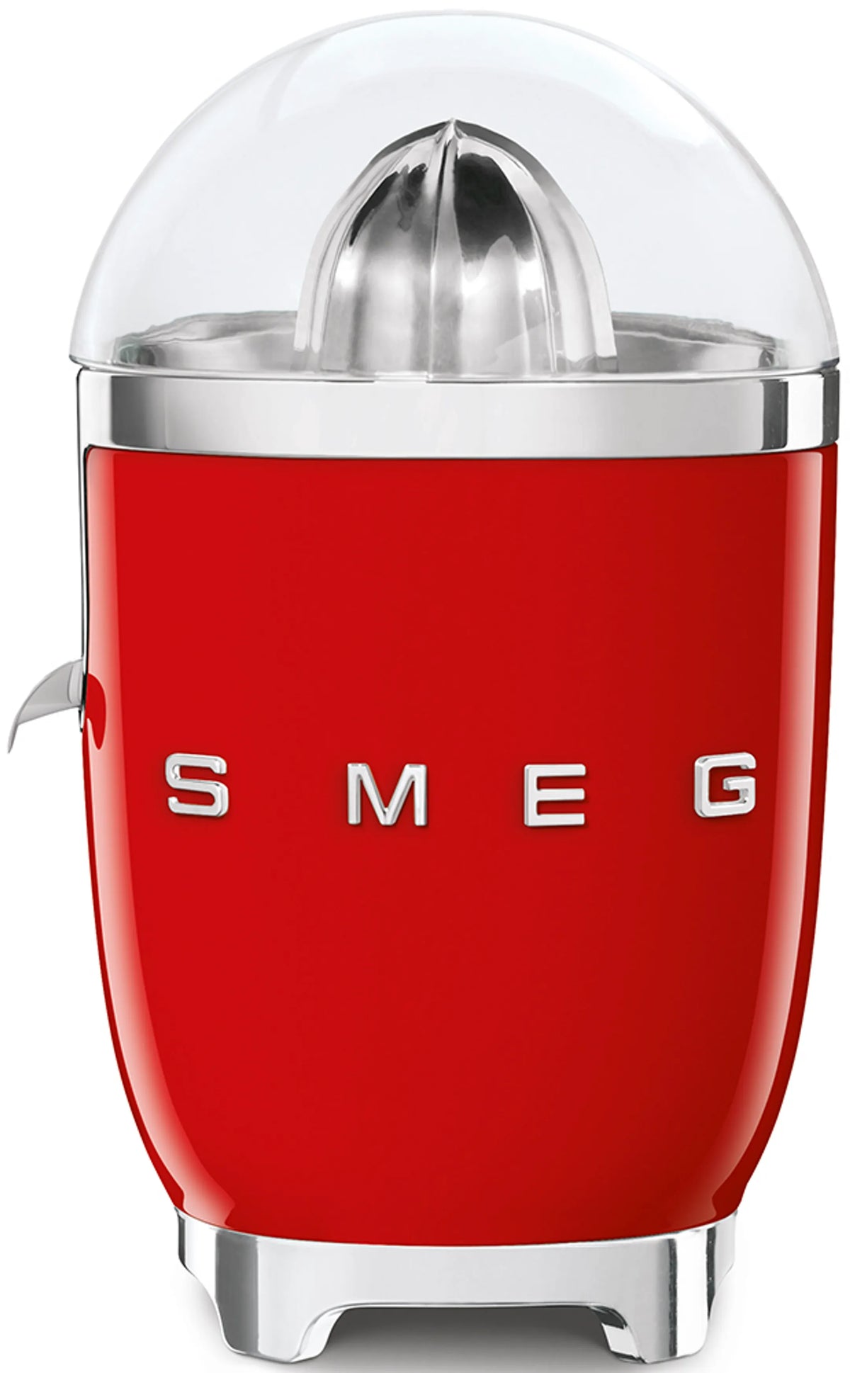 Presse‑agrumes SMEG CJF11 — Style Années 50 — 70 W — Bec anti‑goutte — Filtre inox
