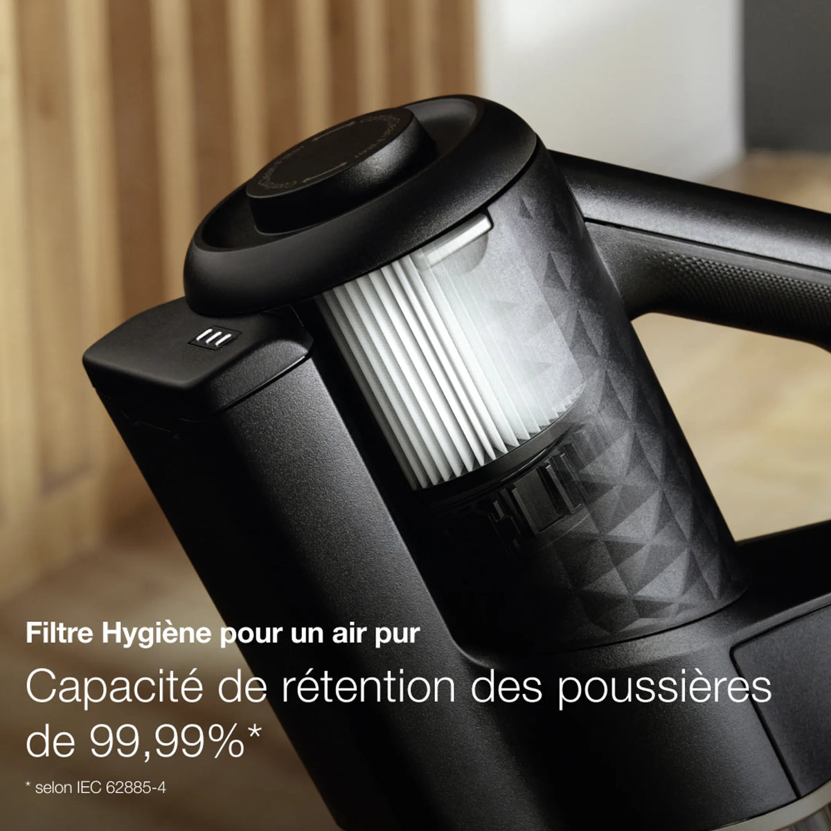 Aspirateur balais sans fil Miele Duoflex HX1 Cat & Dog (noir obsidien) — jusqu’à 55 min, 3,1 kg, filtration 99,99%, brosse poils d’animaux, SpeedLock Grab & Go, collecteur 0,3 L | Electro‑Choc