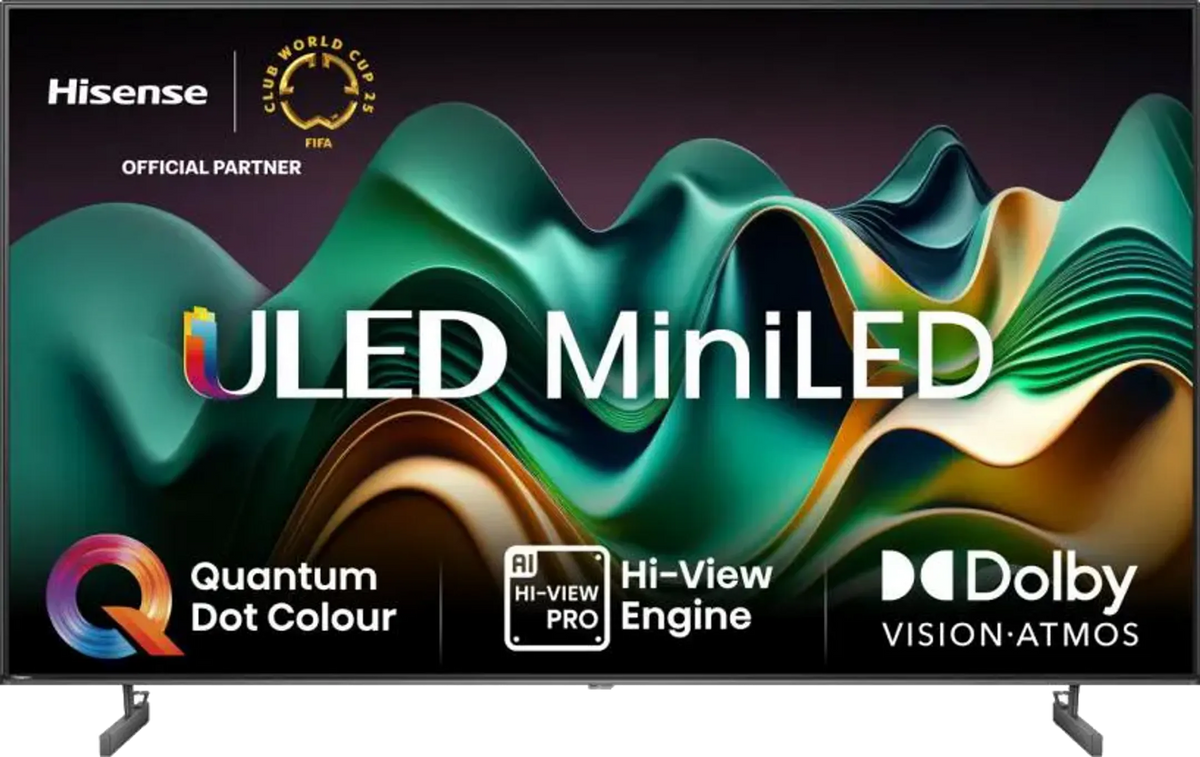 HISENSE 55U69NQ Mini-LED ULED 4K Smart TV — 139 cm (55"), Dolby Vision IQ & Atmos, VIDAA, 600 nits