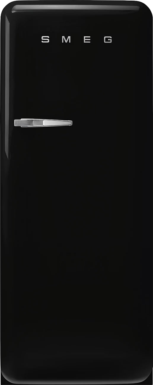 Réfrigérateur vintage SMEG FAB28RBL6 noir — Style Années 50, 270 L, classe C | Electro‑Choc