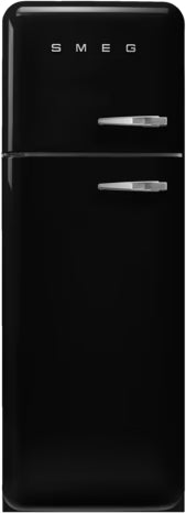Réfrigérateur vintage 2 portes SMEG FAB30LBL6 noir — 294 L, classe C, Inverter | Electro‑Choc