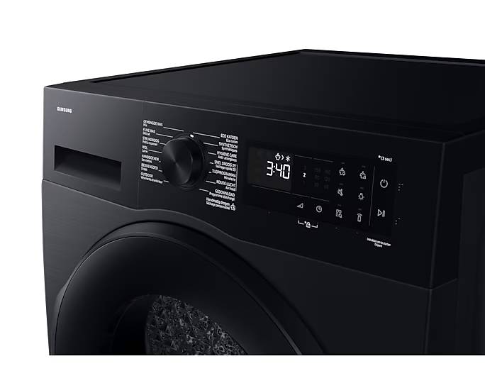 Sèche-linge pompe à chaleur SAMSUNG DV9UDG52A0ABEN (Série 5000 Optimal Dry) 9 kg — classe C, Hygiene Care, Optimal Dry (capteurs), Quick Dry 35’, Wi‑Fi SmartThings (AI Energy Mode / Home Care), porte réversible | Electro‑Choc