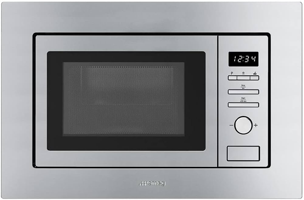 Micro-ondes encastrable avec grill SMEG FMI017X — 17 L, 700 W, inox | Electro‑Choc