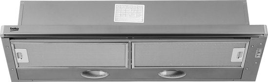 Hotte télescopique BEKO CTB 9407 X — 90 cm, 310 m³/h, Inox, 3 vitesses, éclairage LED