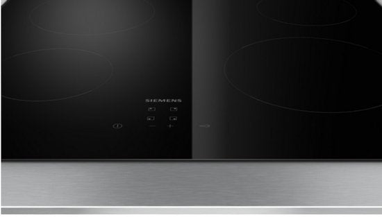 Taque de cuisson vitrocéramique SIEMENS ET61RBEB8E iQ100 — 60 cm, 4 zones, touchControl, Noir | Electro‑Choc