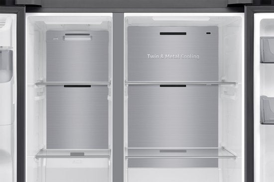 Réfrigérateur américain Samsung RS70F66KBTEF 634 L – Classe B – Twin Cooling Plus™ – SmartThings – Distributeur d'eau & glaçons