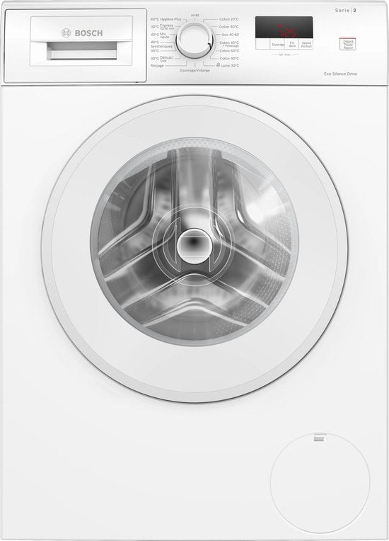 Lave-linge BOSCH WGE02406FR Série 2 — 7 kg, 1400 tr/min, Classe A, EcoSilence Drive, ActiveWater Plus