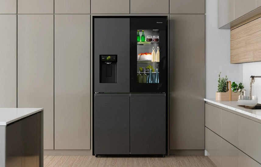 Réfrigérateur Cross Door HISENSE RQ600P7SKE — 615 L — PureView Door — Distributeur eau & glace — Total No Frost