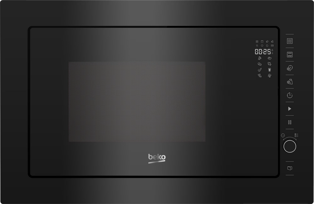Micro-ondes encastrable BEKO BMGB 25333 BG — 25 L, 900 W, Gril 1000 W, Noir
