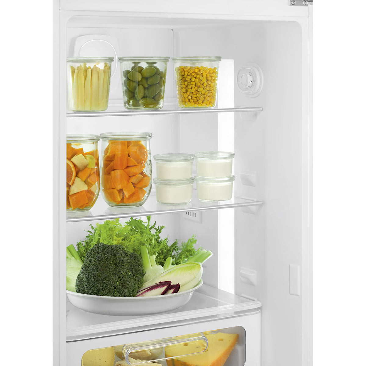 Réfrigérateur 2 portes SMEG FAB30RCR6 Années 50 (Crème) — 294 L, Classe C, 34 dB, Inverter | Electro‑Choc