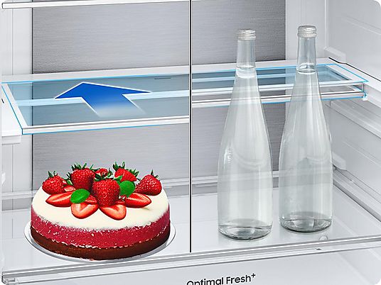 Réfrigérateur‑congélateur SAMSUNG RB53DG706AB1EF — 538 L, AI Energy Mode (SmartThings), Twin Cooling Plus™, Metal Cooling™, No Frost, 34 dB, Classe A | Electro‑Choc