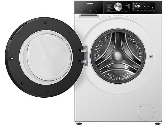 Lave-linge HISENSE WF3S9043BW3/BLX — 9 kg — 1400 tr/min — Classe A — Wi‑Fi ConnectLife