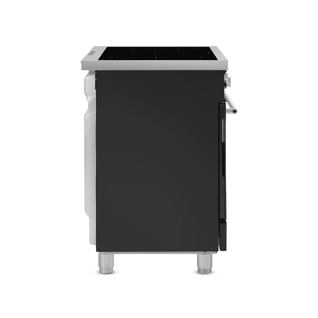 Cuisinière induction Smeg C9IMMB2 90 cm noir mat et inox — Grand four 115 L, 5 foyers Booster, Multizone, Vapor Clean, classe A