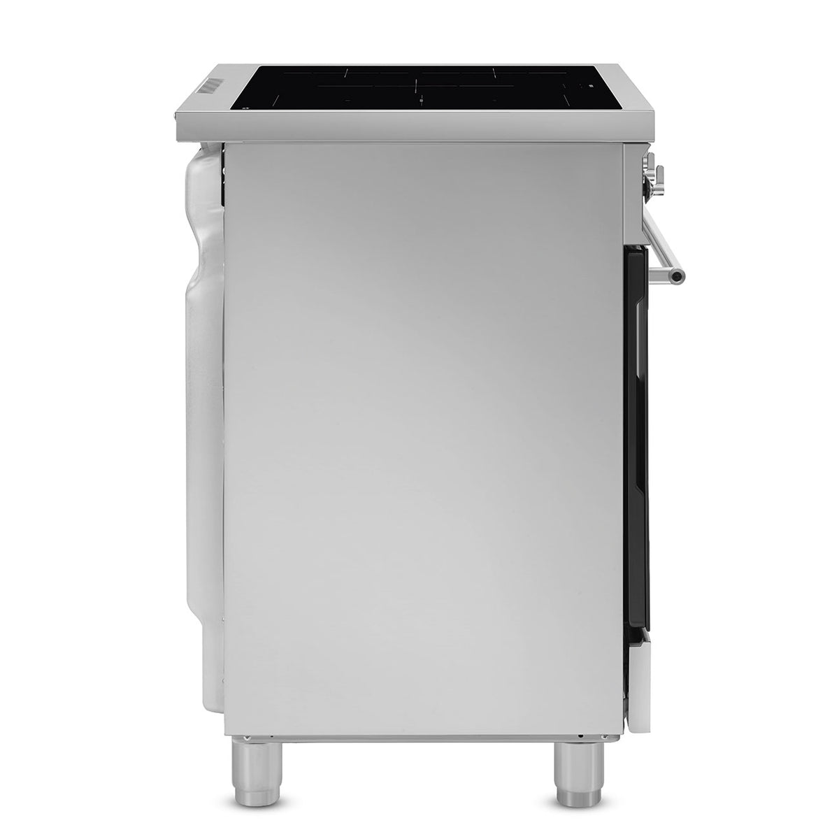 Cuisinière induction Smeg C9IMX2 90 cm inox — Grand four multifonction 115 L, 5 foyers Booster, Multizone, Vapor Clean, classe A