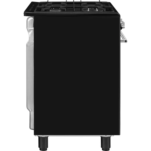 Centre de cuisson SMEG CX61GMBL 60×60 (gaz + four électrique) Noire — 70 L, Vapor Clean, Classe A | Electro‑Choc