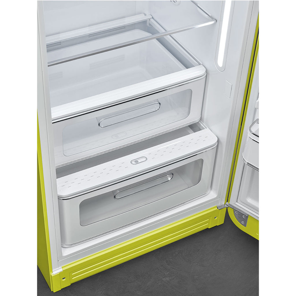 Réfrigérateur SMEG FAB28RLI6 Vert Pomme – Style Années 50 – 270 L – Classe C
