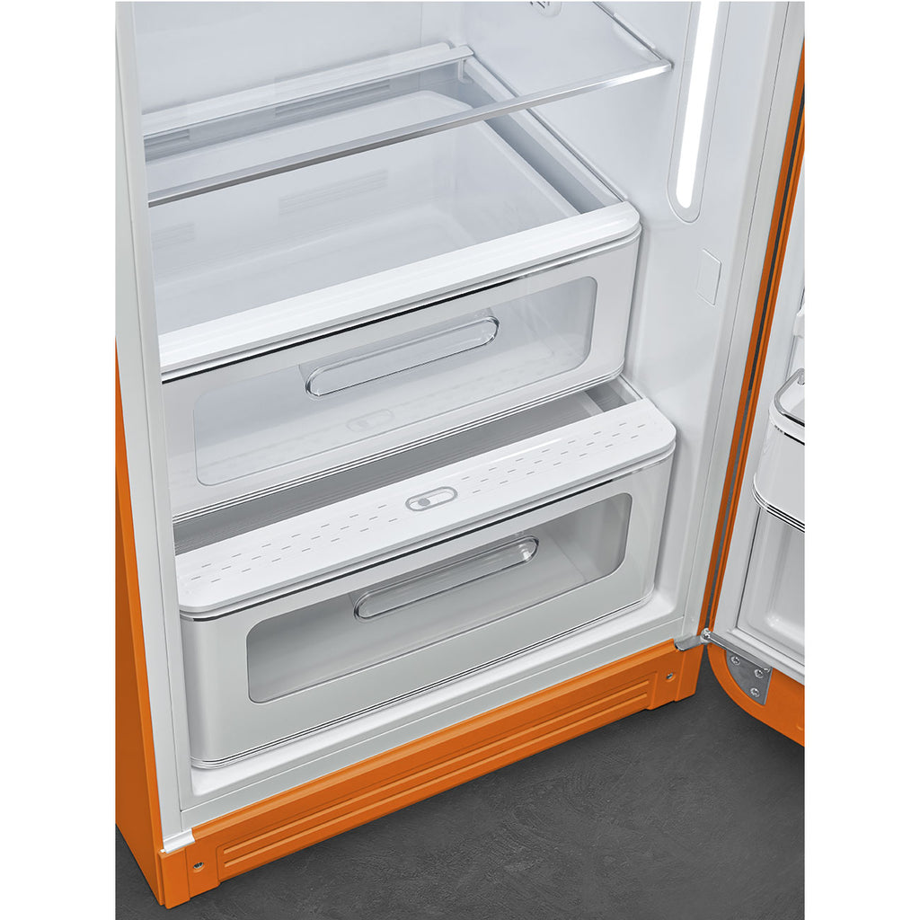Réfrigérateur SMEG FAB28ROR6 Orange – Style Années 50 – 270 L – Classe C