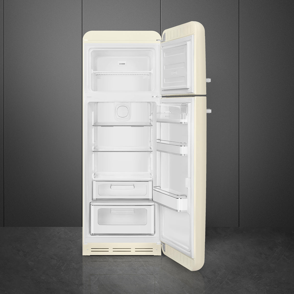 Réfrigérateur 2 portes SMEG FAB30RCR6 Années 50 (Crème) — 294 L, Classe C, 34 dB, Inverter | Electro‑Choc
