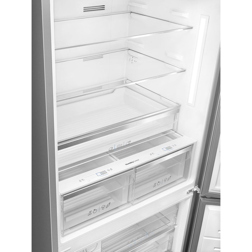 Réfrigérateur combiné SMEG FC84EN4HX1 588 L — Total No Frost — Double circuit de refroidissement — Inox anti-traces — 84 cm