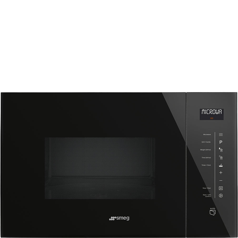 Micro-ondes encastrable SMEG FMI125N Noir – 25 L – Gril – 900 W