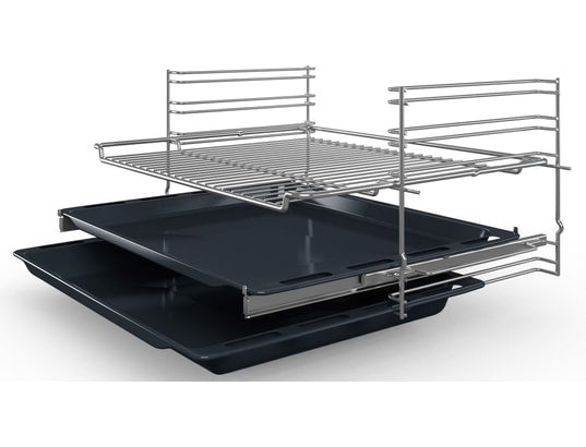 Inbouw oven BOSCH HBF154ES0F Serie 2 — 66 L, 3D hetelucht, EcoClean Direct, Klasse A, Inox